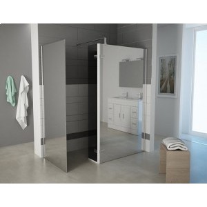 TERRA - Corner Wet Room With Return And Side Panel