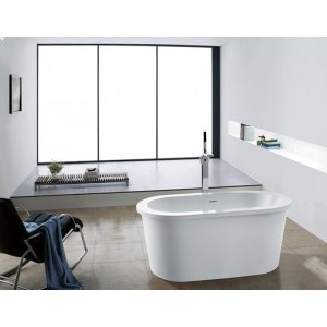 CRONUS - Acrylic Oval Freestanding Bathtub