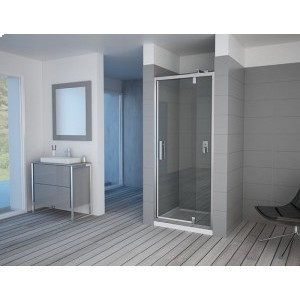 LUXUS - Telescopic Pivot Shower Door (Framed)